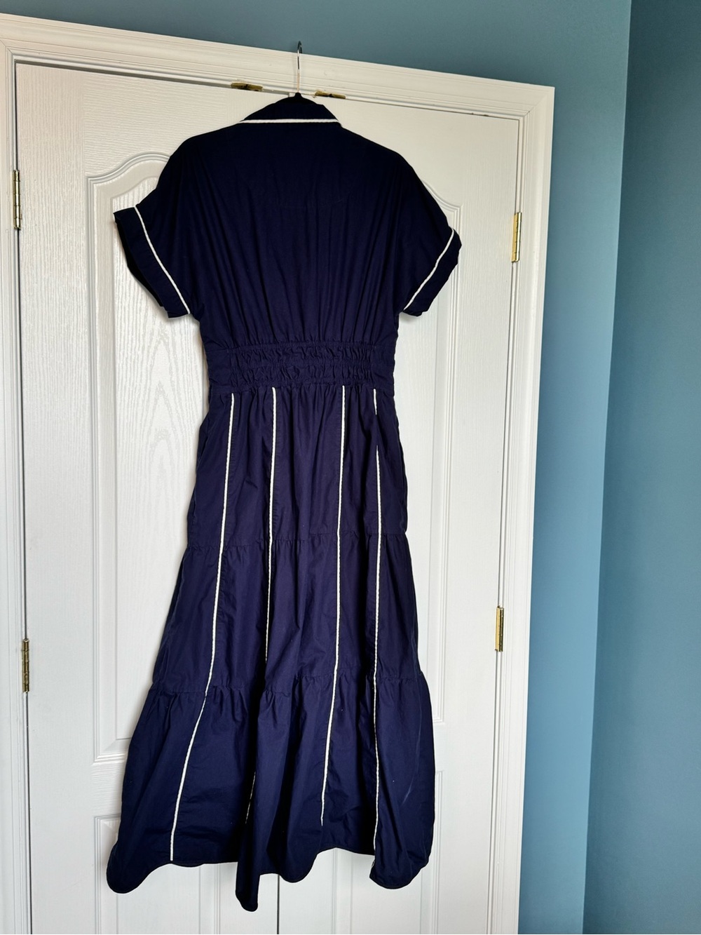 Anthropologie Somerset Maxi Dress Shirt Dress Edition M FLAW - Picture 3 of 7